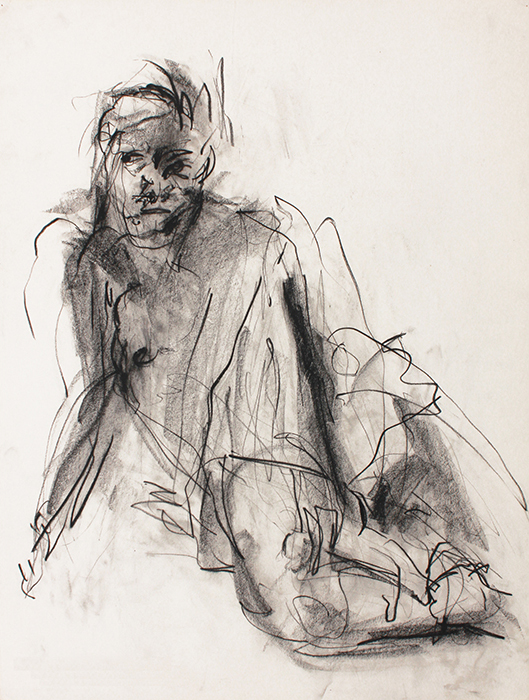 Life drawing / dessin d'après modèle vivant / dibujo de modelo vivo (1984)