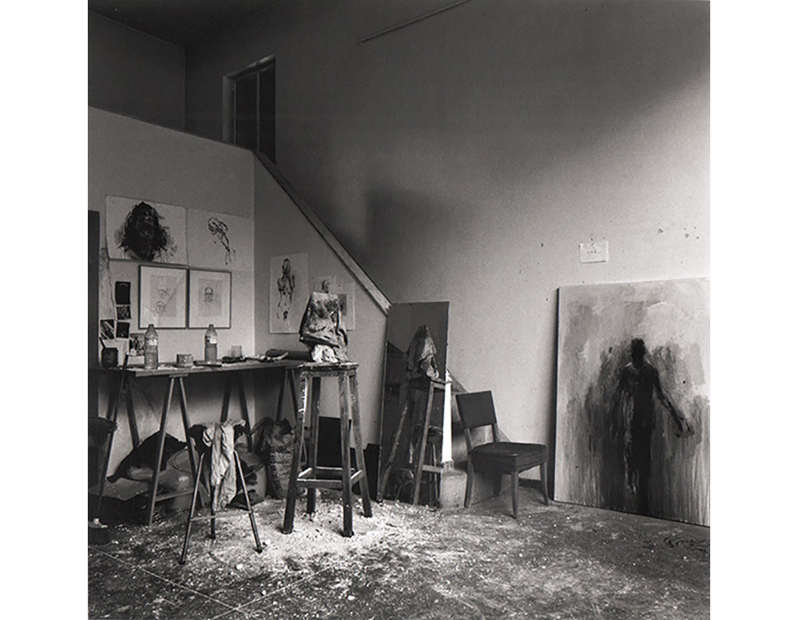 Studio, Casa de Velazquez, Madrid, 1994 / Atelier, Casa de Velazquez, Madrid, 1994 / Taller, Casa de Velazquez, Madrid, 1994.