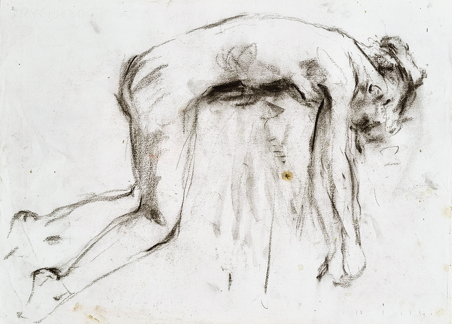 Life drawing / dessin d'après modèle vivant / dibujo de modelo vivo (1994)