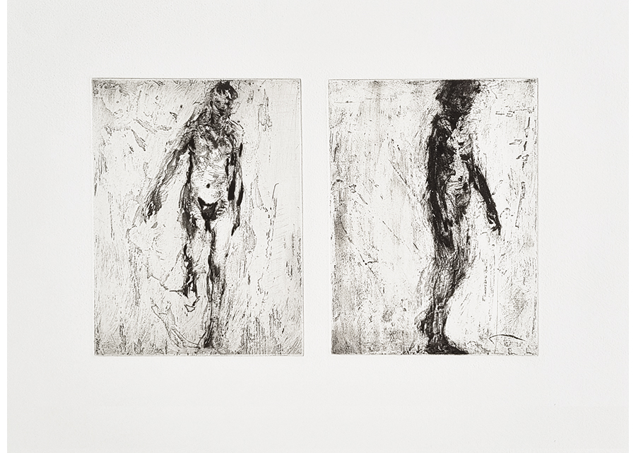 Personnage marchant I et II (1990)
