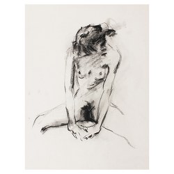Life drawing / dessin d'après modèle vivant / dibujo de modelo vivo (1984)