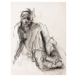 Life drawing / dessin d'après modèle vivant / dibujo de modelo vivo (1984)
